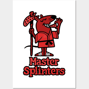 Master Splinters Pizza Posters and Art